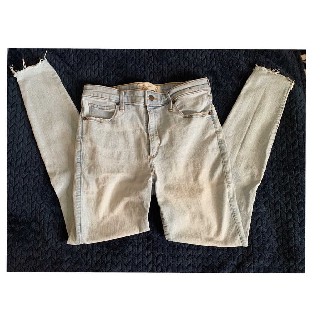 Abercrombie & Fitch Super Skinny High Rise Jeans